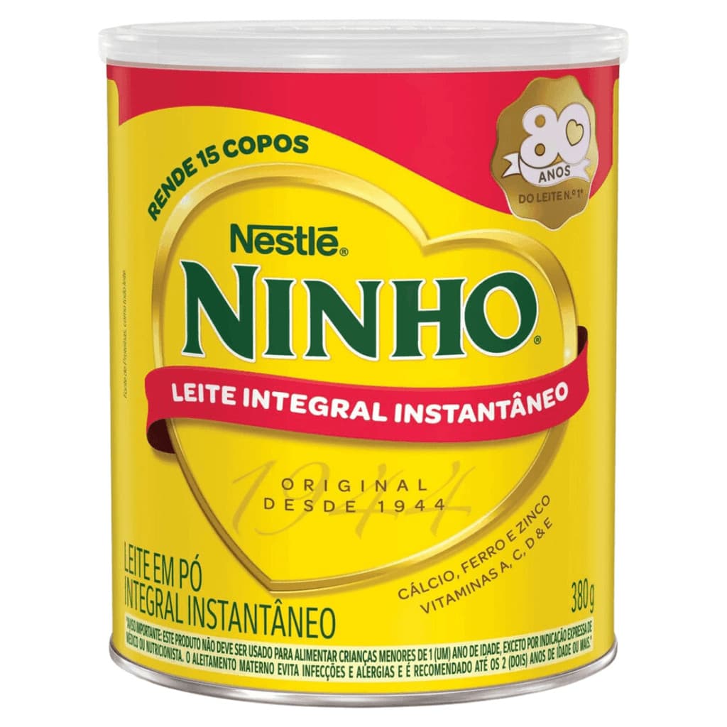 Leite NINHO Forti+ composto Lácteo com Fibras Nestlé 380G