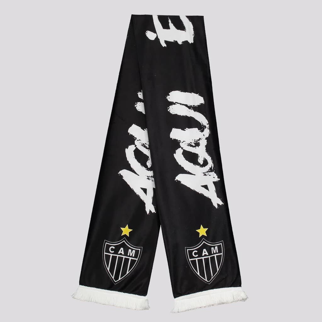 Faixa Aqui é Galo Preta e Branca