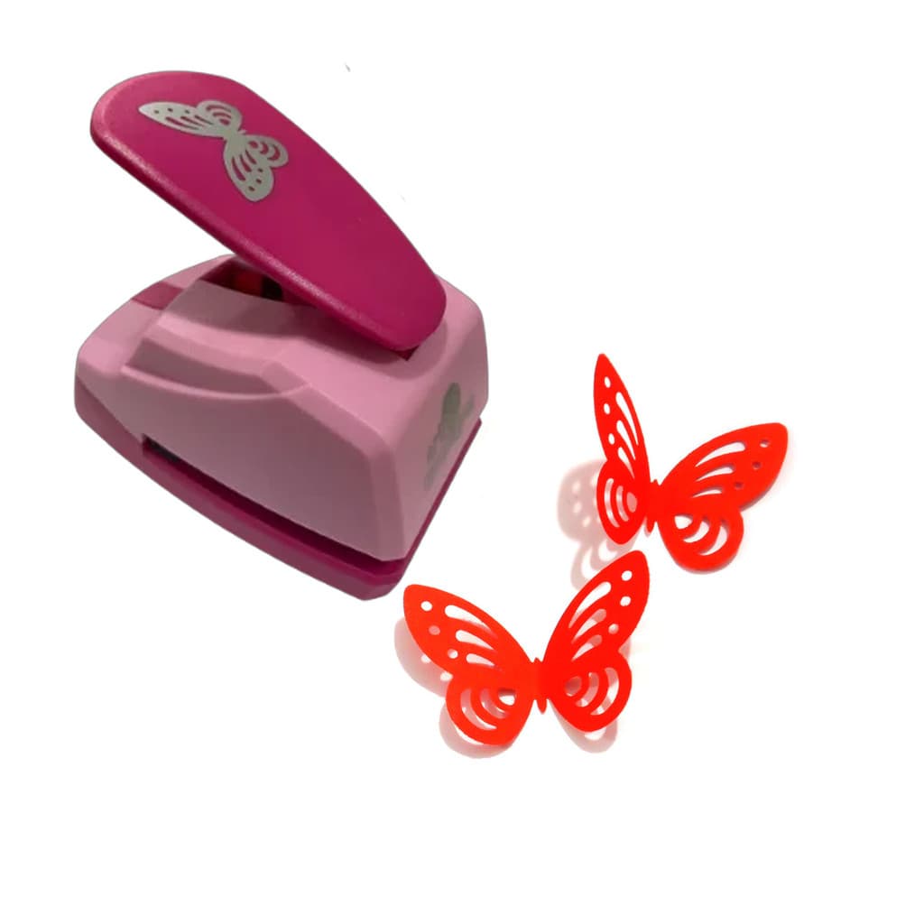 Furador de Papel Scrapbook Complexo Borboleta 45mm FCX001 Art e Montagem