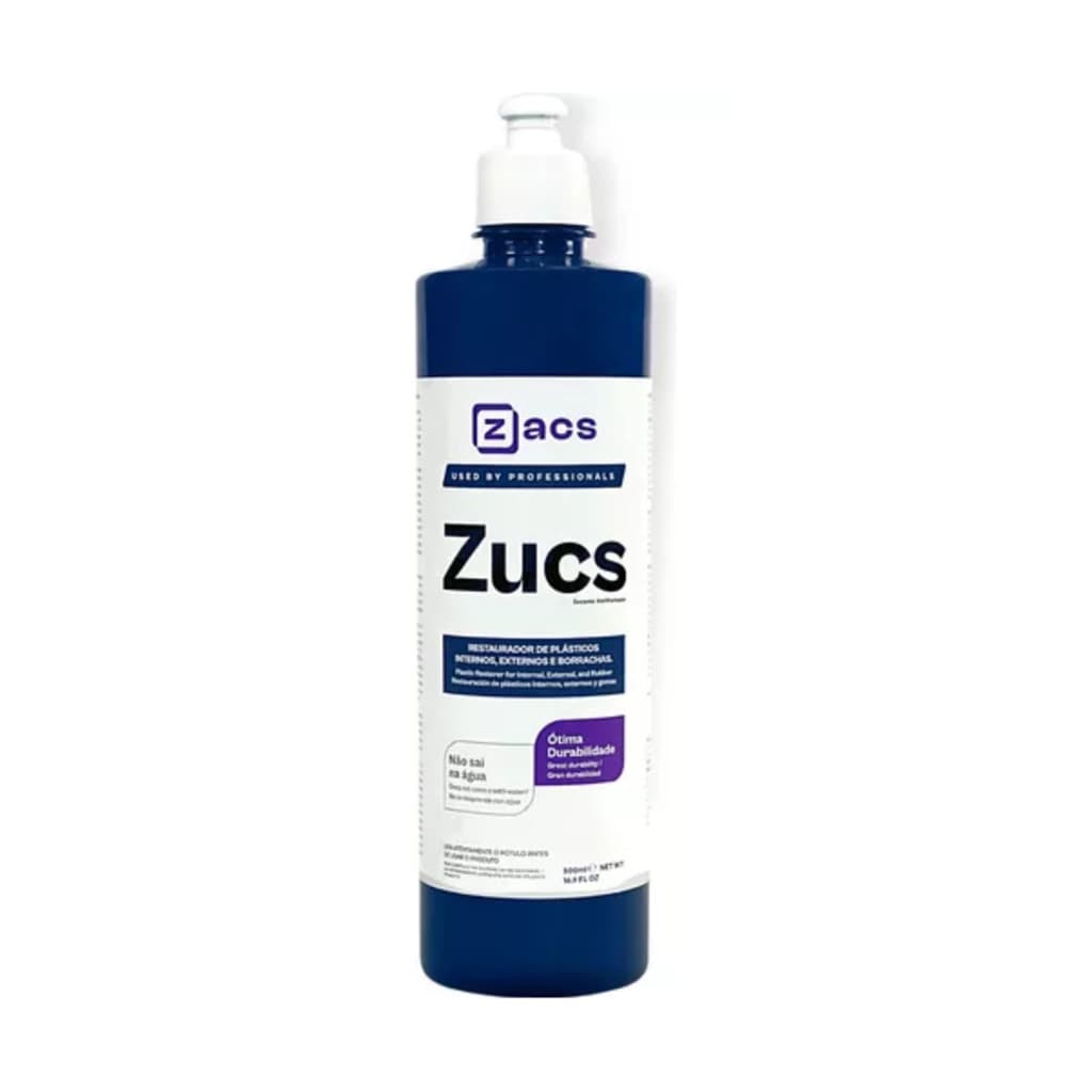 Zucs Restaurador de Plásticos 3 em 1 Zacs 500 ML