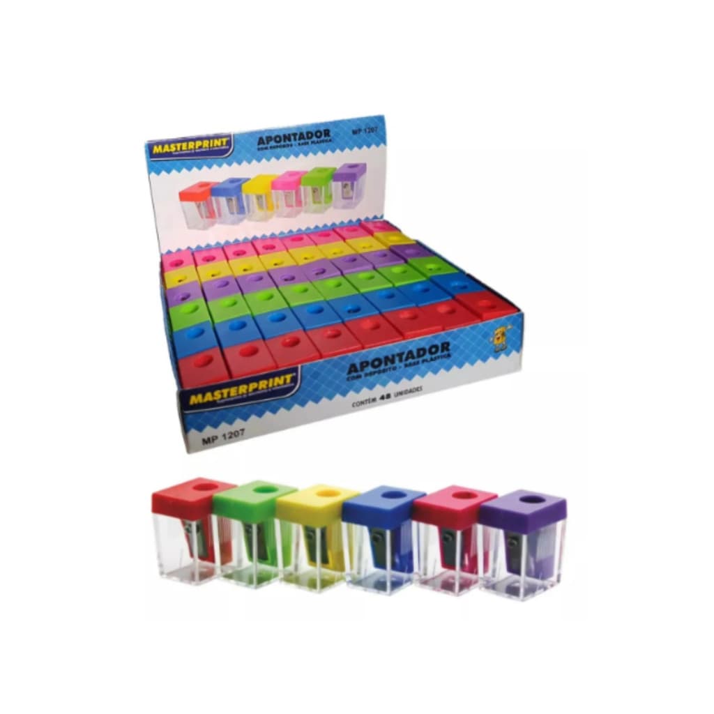 Apontador Mini MP1207 (Diversas Quantidades) - Masterprint