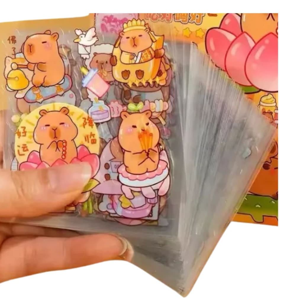 Kit de Adesivos Impermeável - Capivara