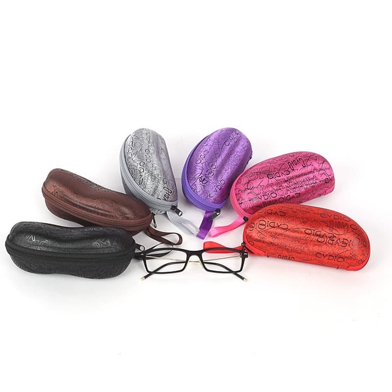 Kit Estojo Para Óculos Case Com Zíper Varias Cores Novo