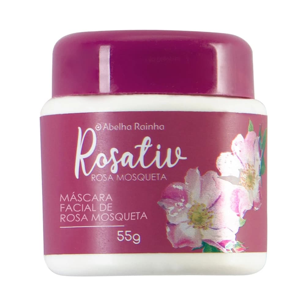 Abelha Rainha Rosativ Máscara Facial de Rosa Mosqueta 3 em 1 - 55g