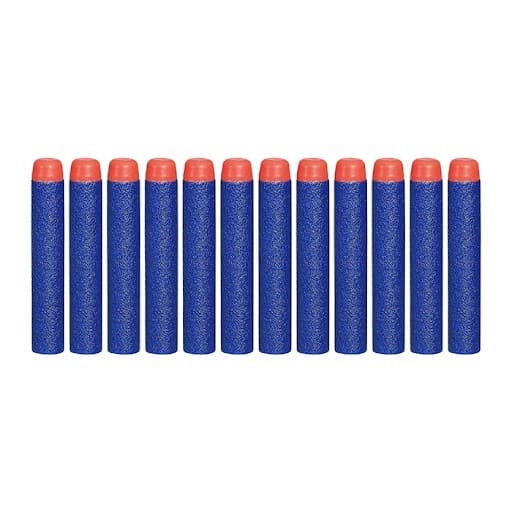 Refil Dardos De Espuma Para Armas Nerfs Kit com 12 Dardos