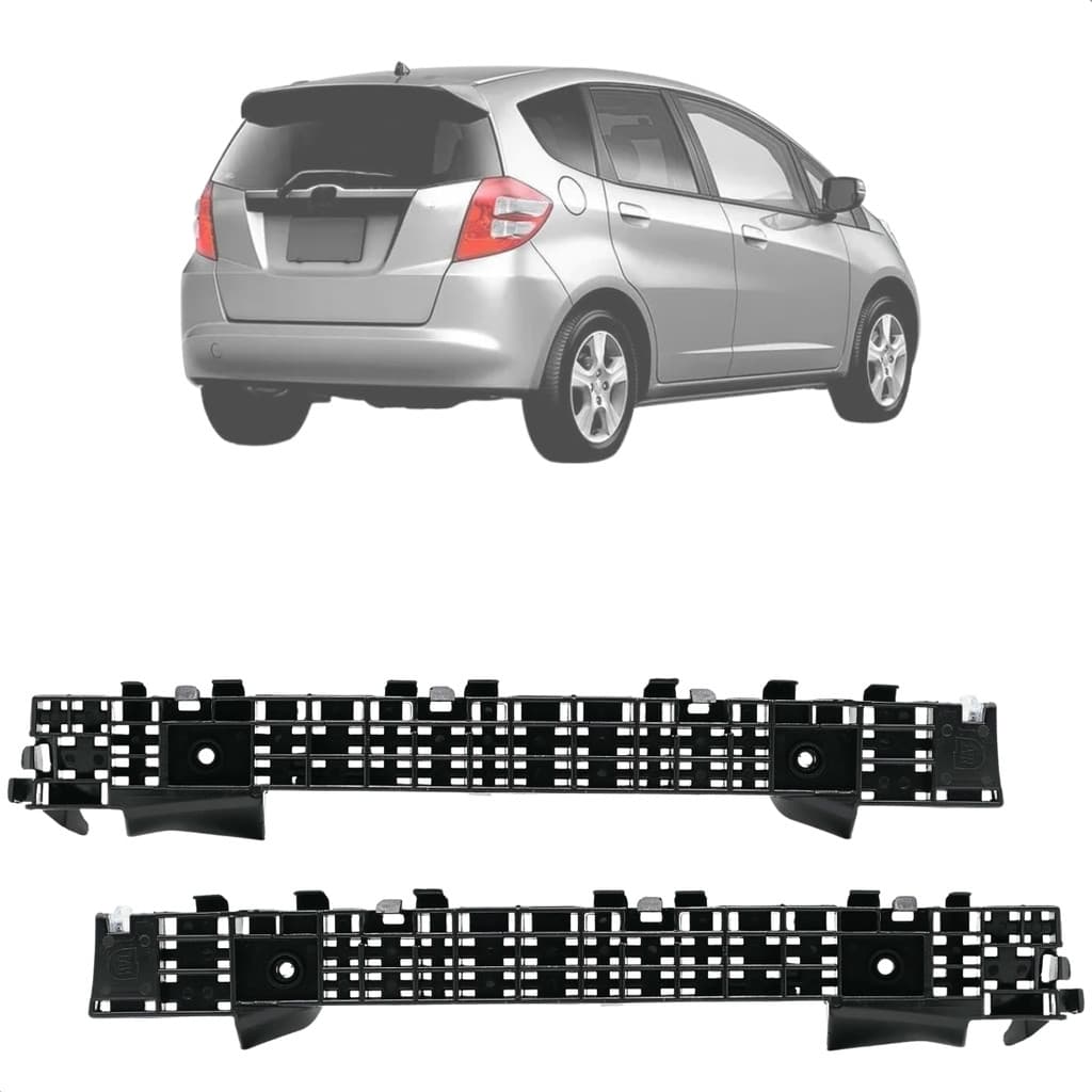 Kit 2 Guias Direita Esquerda Para-choque Traseiro Fit 2009 Até 2014.