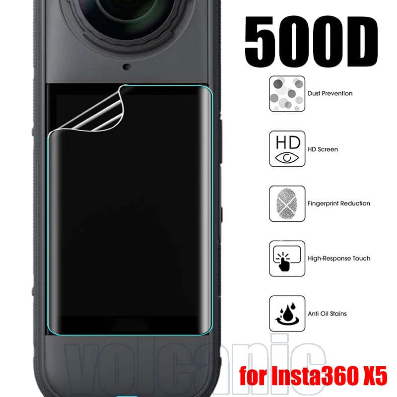 Película Hidráulica De 4 Unidades Para Insta360 X5-Protetores De Tela De Câmera-Anti-Riscos , Resistência Ao Desgaste-À 
