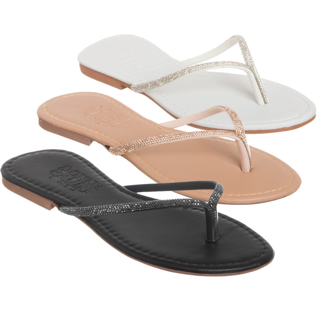 Sandália Rasteirinha Feminina Rasteira Confortável Manta Colorida Brilho Calce Fácil Birken