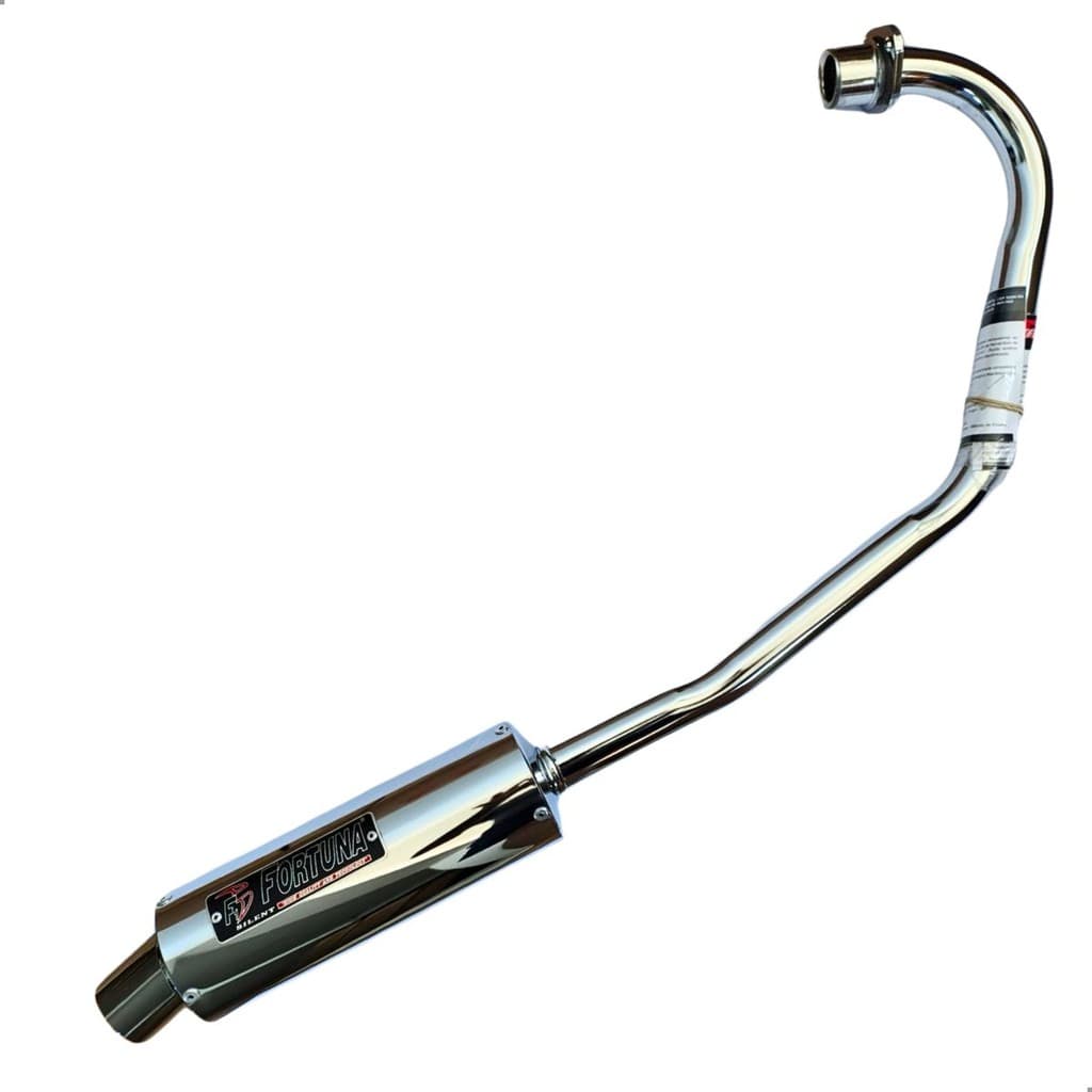 Escapamento Cg 125 Ks 00/08 Mini Turbo Cromado Fortuna