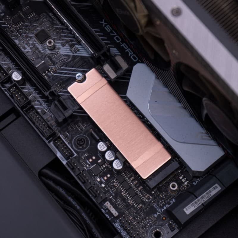 Dissipador Calor Li * Metal M 2 2280 SSD Para Aumentar Apresentações E Longevidades Gerenciamento Resfriamento