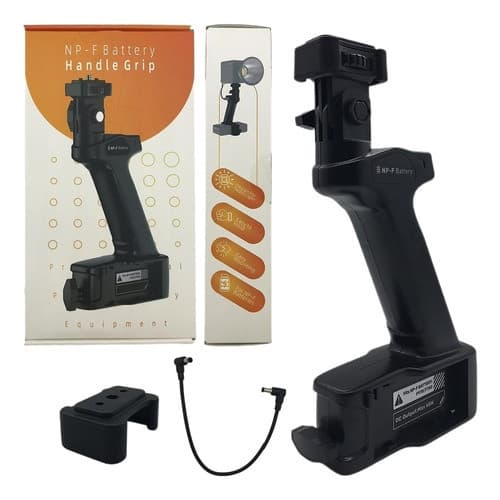 Suporte P/ Luz Led C/ Base P/ Bateria Np-f Portátil