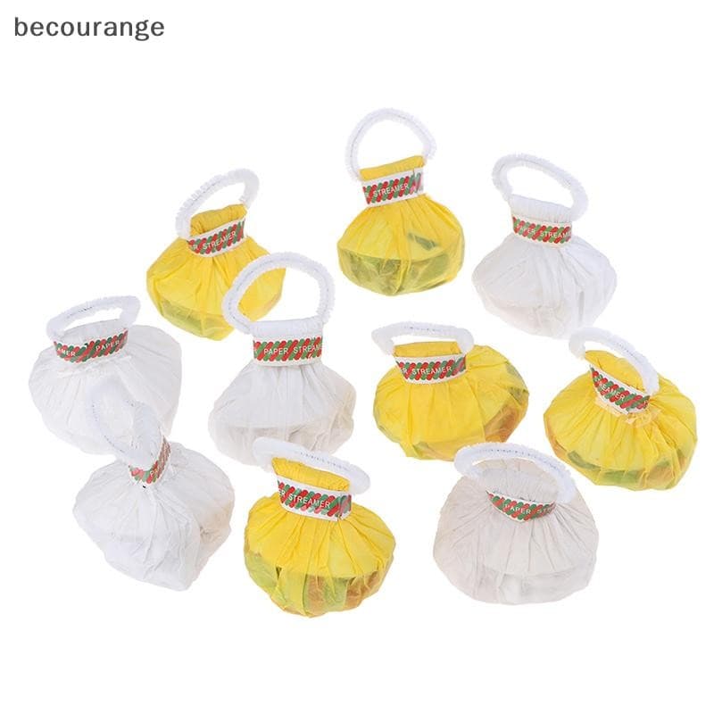 [becourange] 5 Peças Truques De Streamers Multicoloridos Ou Brancos Adereços De Fio De Aranha [BR]