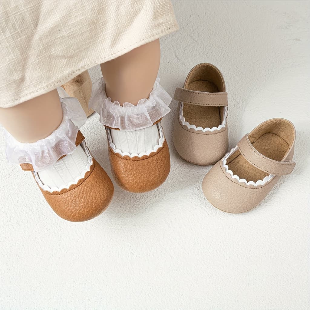 Sapatos Mary Jane Confortáveis Adequados Para Meninas , Baixos Leves E Antiderrapantes Estações Internas Externas