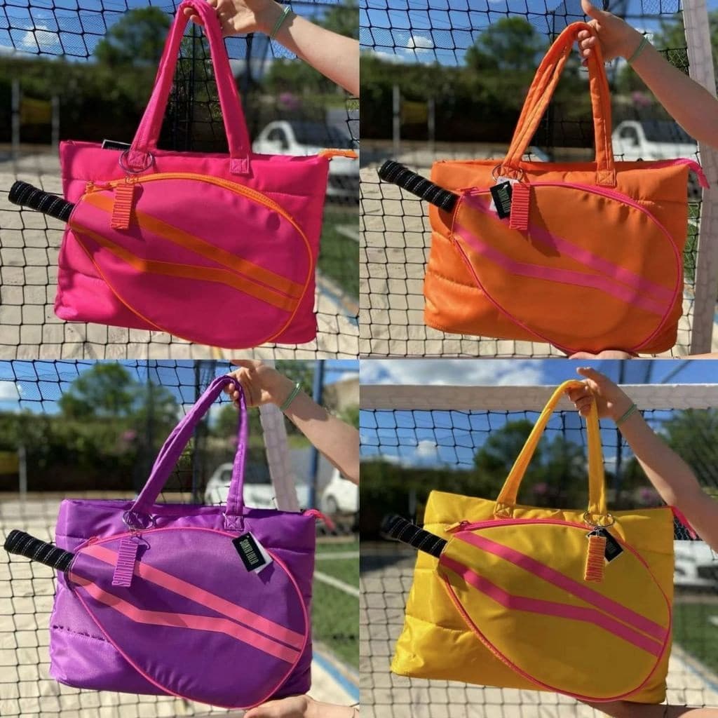 Bolsa Esportiva Raqueteira Beach Tennis Reforçada e Impermeável Para Raquete Beach Tênis