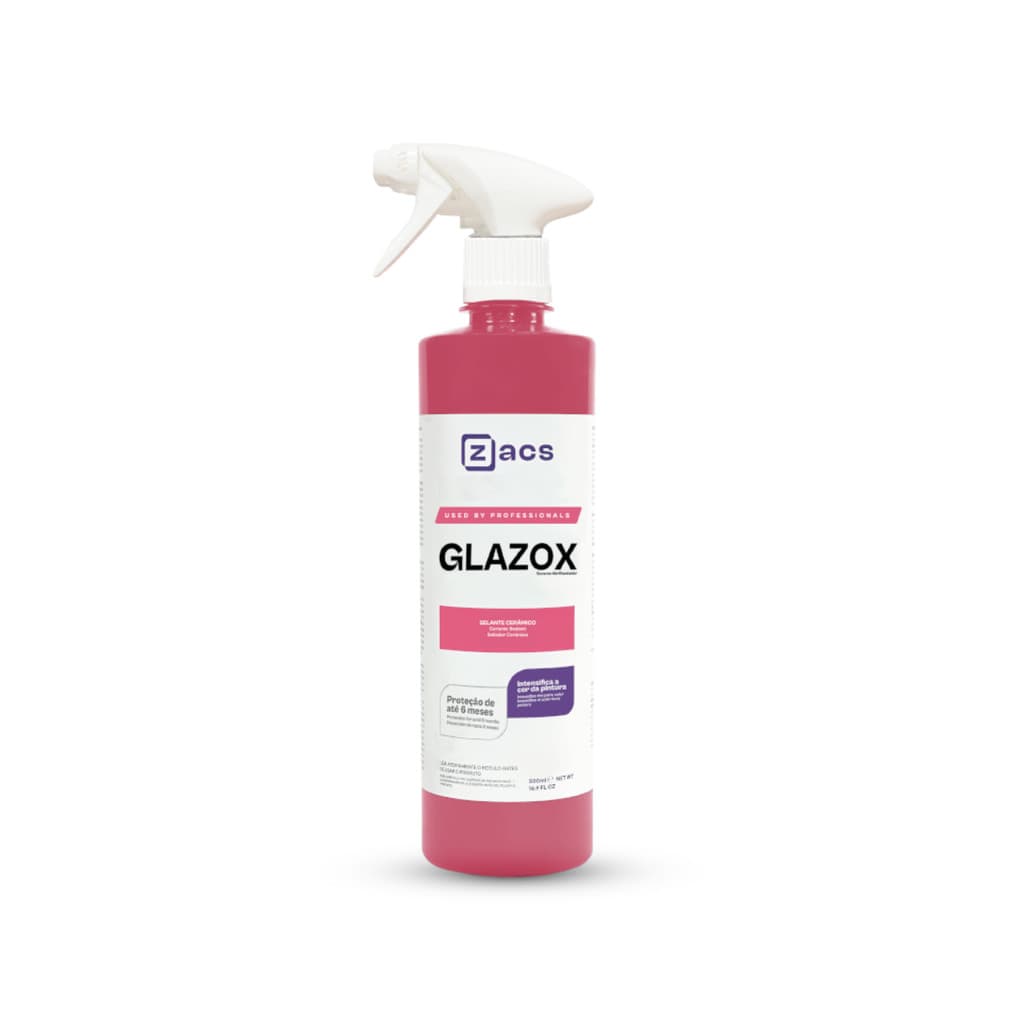 Selante Cerâmico Zacs Glazox 500ml Proteção e Brilho