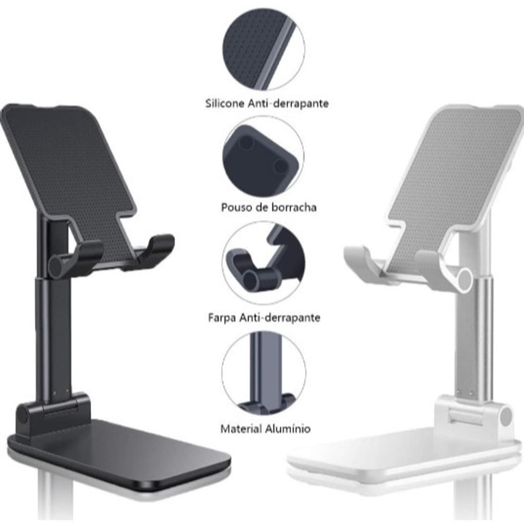 DAGUAN KIT 1/2/3 PCS Suporte Para Celular e Tablet Dobrável Portátil Ajustável Apoio Mesa