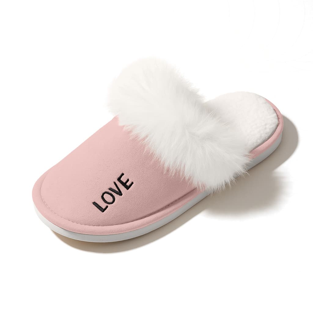 Pantufa Chinelo Pelúcia Feminina Forrada Com Pelinhos Interno Quentinha