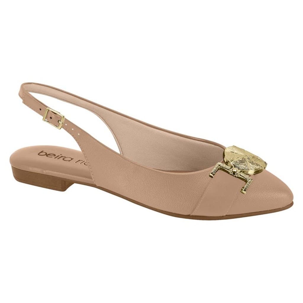 Sapato Beira Rio Slingback Feminino Baixo 4134.1018