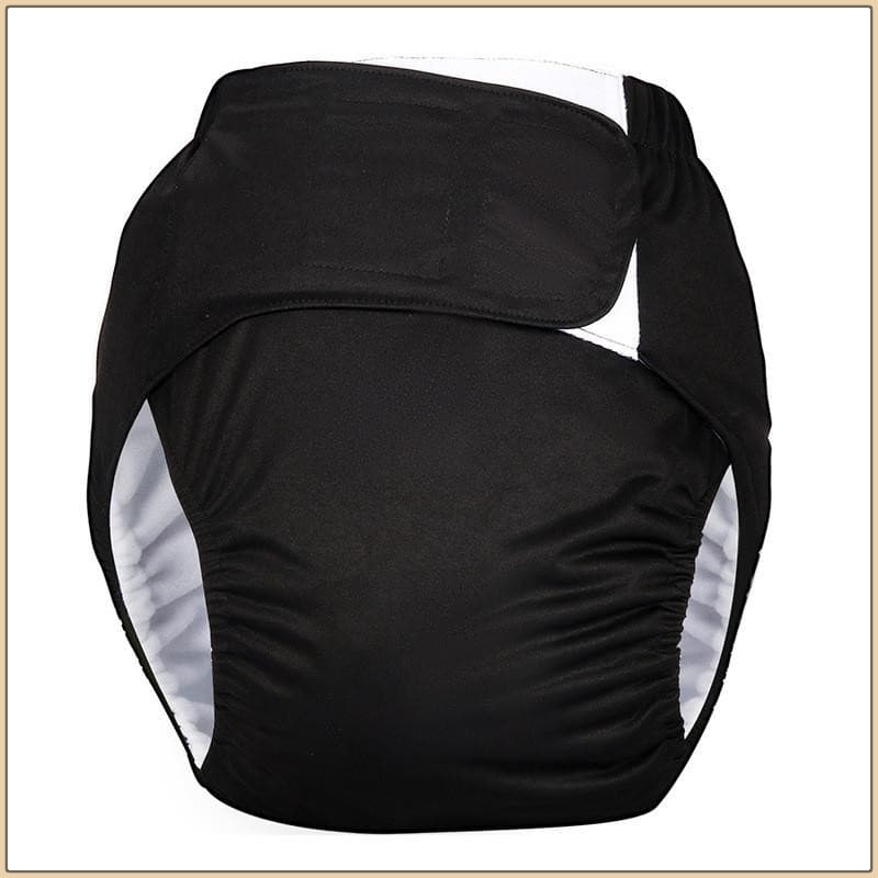 (Calças Para Incontinência De Meia-Idade E Idosos) Fraldas Adultos De Tamanho Grande , Laváveis Reutilizáveis De Pano Em