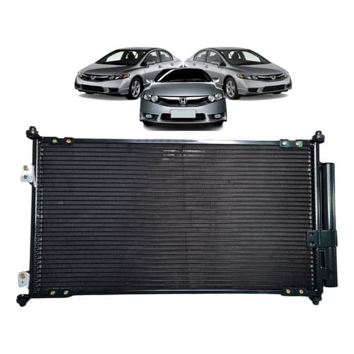 Condensador Ar New Civic 1.8/2.0 2006 2007 2008 2009 10 11