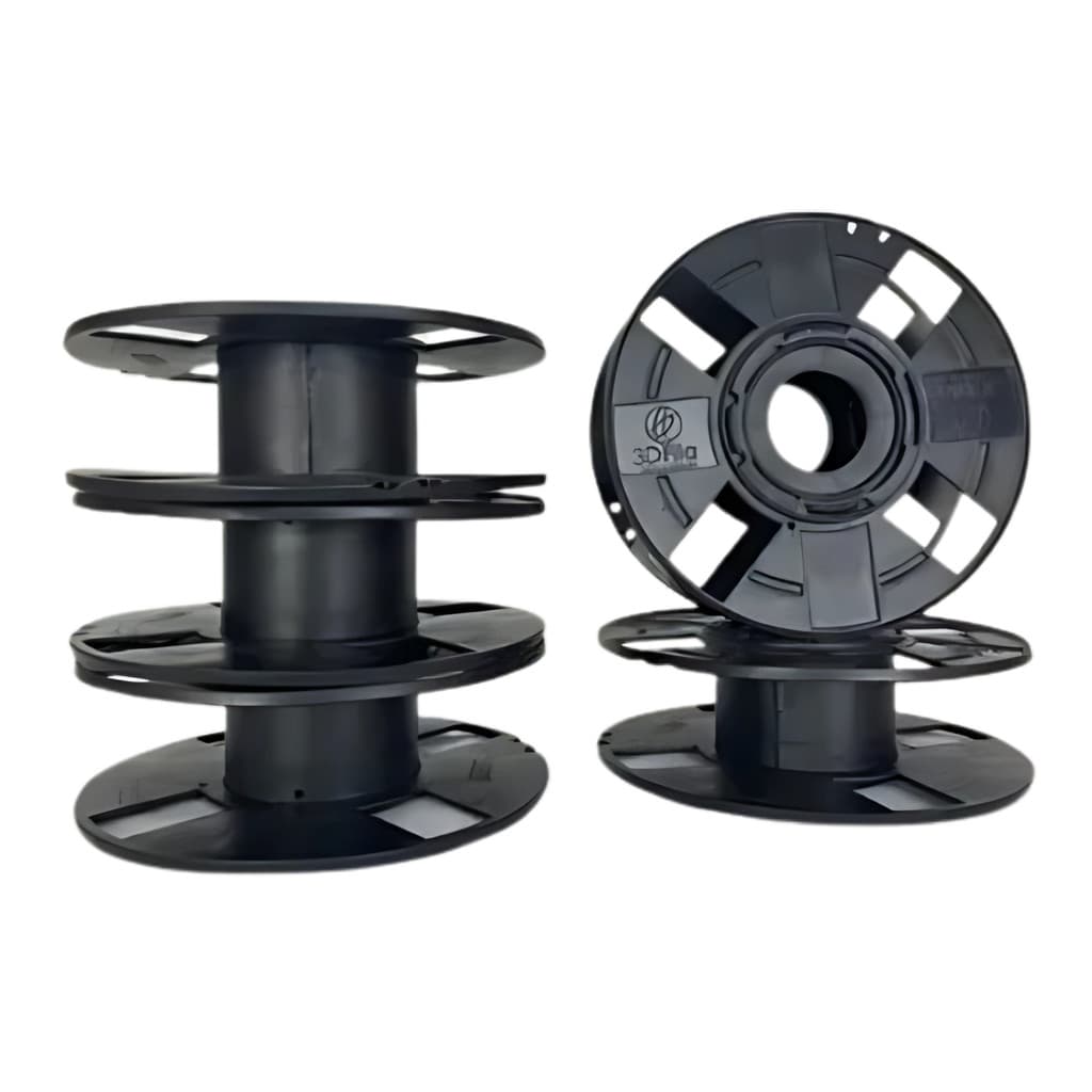 Kit 10 unidades Carretel Filamento 3d 1kg Vazio Mangueira Corda Fios Elétricos  PLA ABS PETG