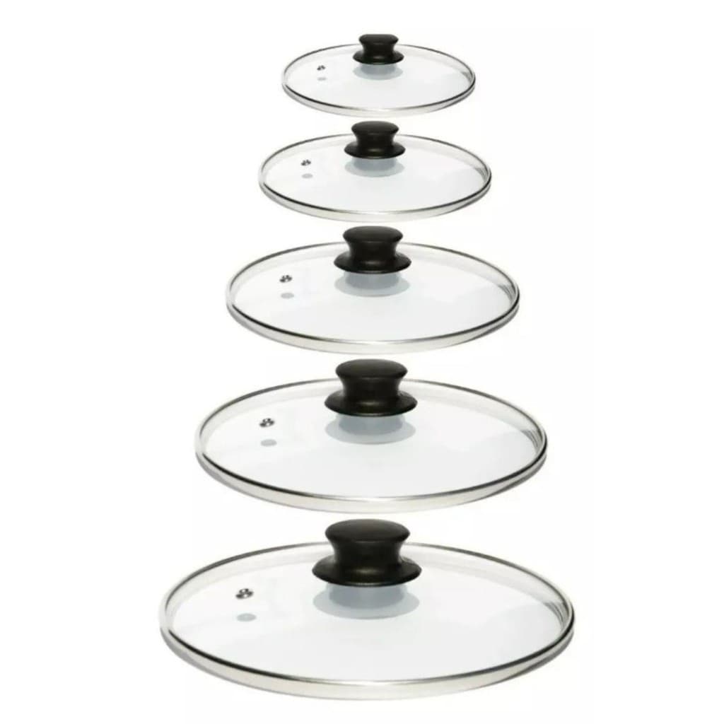 Jogo Tampa de Vidro 16 a 24 Original Panela Caçarola Frigideira