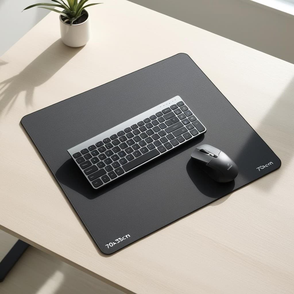 Mousepad Resistente Gamer 40x30 Liso Base Preta