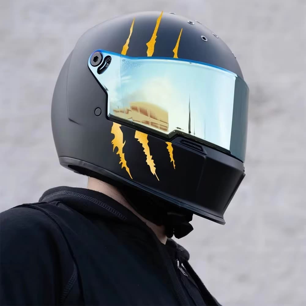 Adesivos pata para Capacetes/Carros/Motos, Adesivos personalizados à prova d'água