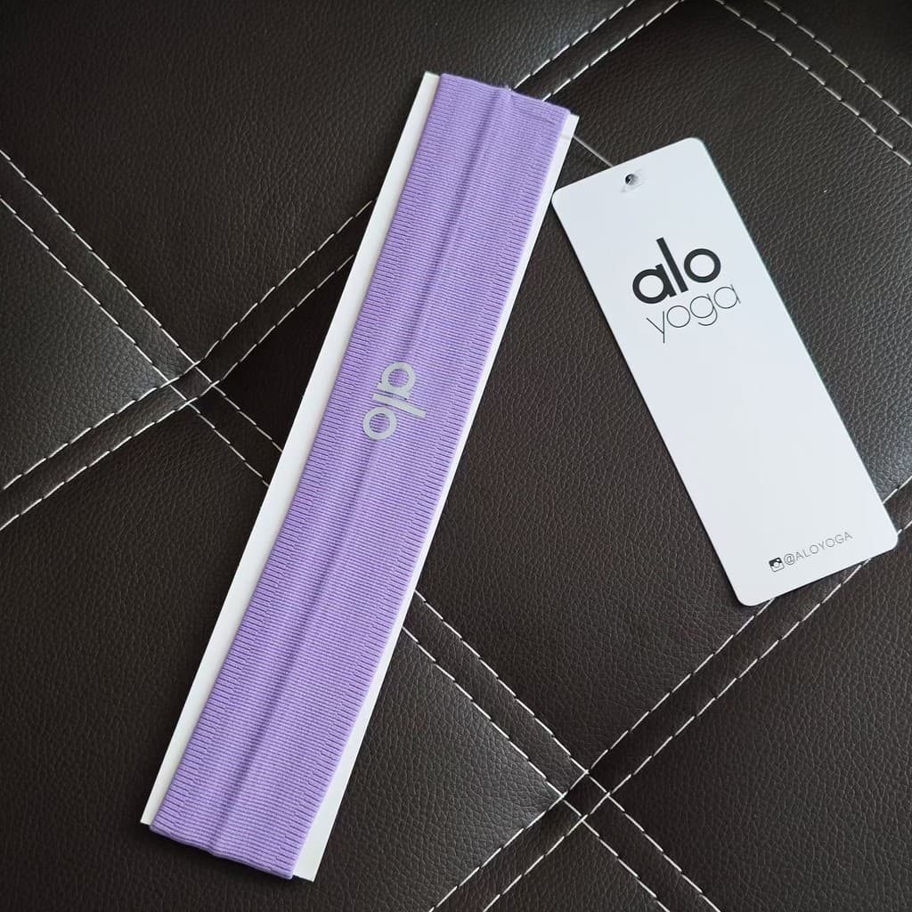 Alo yoga faixa de cabelo yoga elástico esportes faixa de cabelo Fitness esportes ao ar livre Anti-deslizamento ponto col