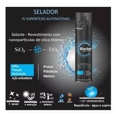 BLACKER - 400ml - Ceramic Coating- selante revestimento/ pneus/plasticos/metais.