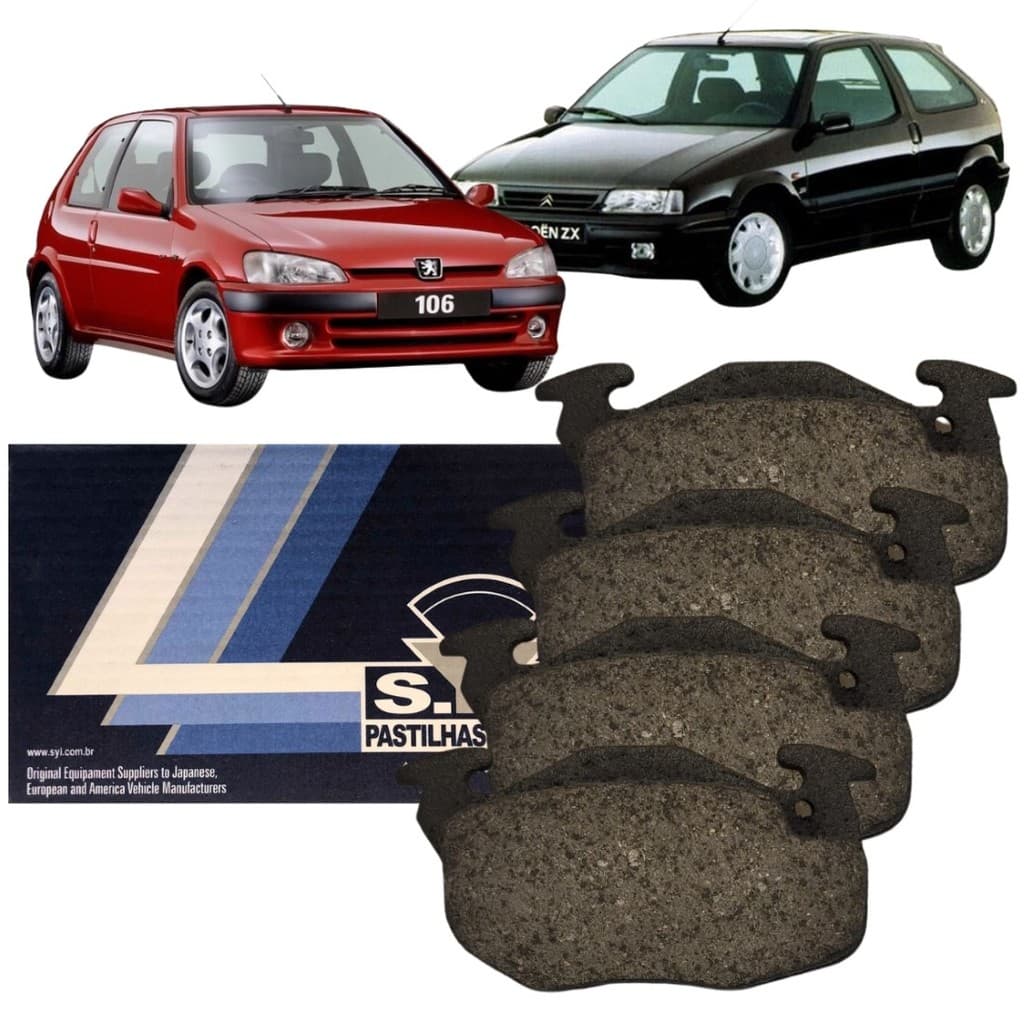 Pastilha De Freio Dianteiro S.y.l Citroen Zx E Peugeot 106