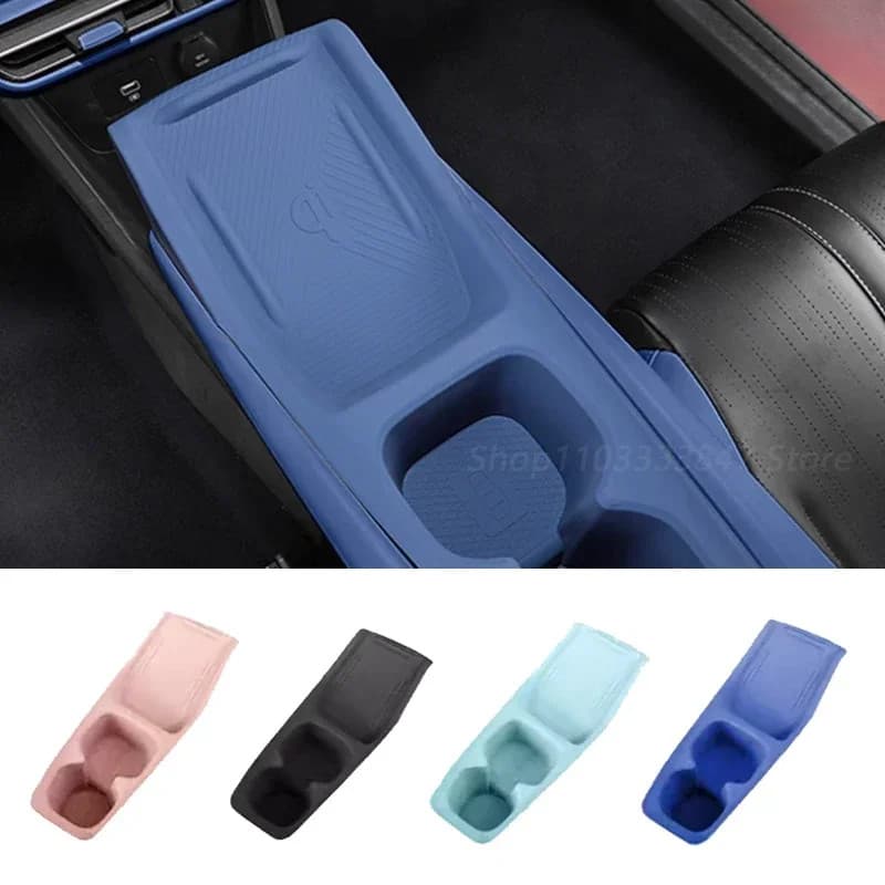 1 Peça Para BYD Gaivota/Golfinho Mini Suporte De Copo Carro Organizador Tapete Antiderrapante Fixo Bebidas Caixa De Lixo