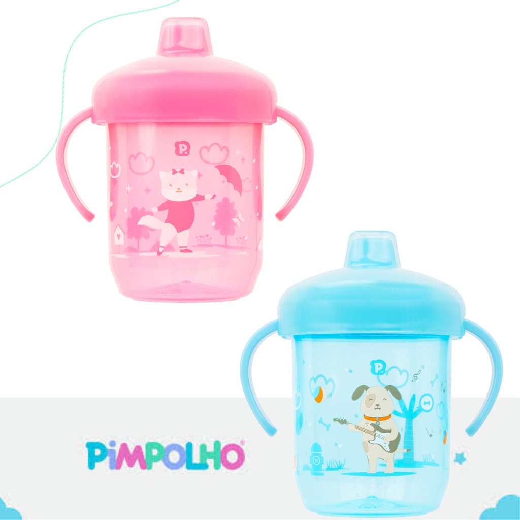 COPO DE TREINAMENTO BICO RIGIDO C/ALCA E TAMPA 240