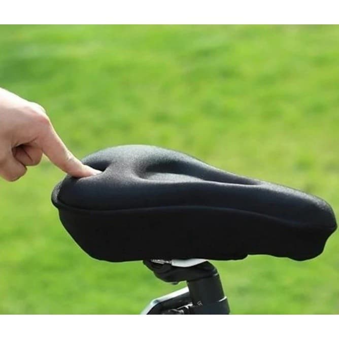 Capa para Banco Selim Bike em Gel Silicone Ajustável Banco Almofada Forro Para Ciclismo Bicicleta Super Confortável
