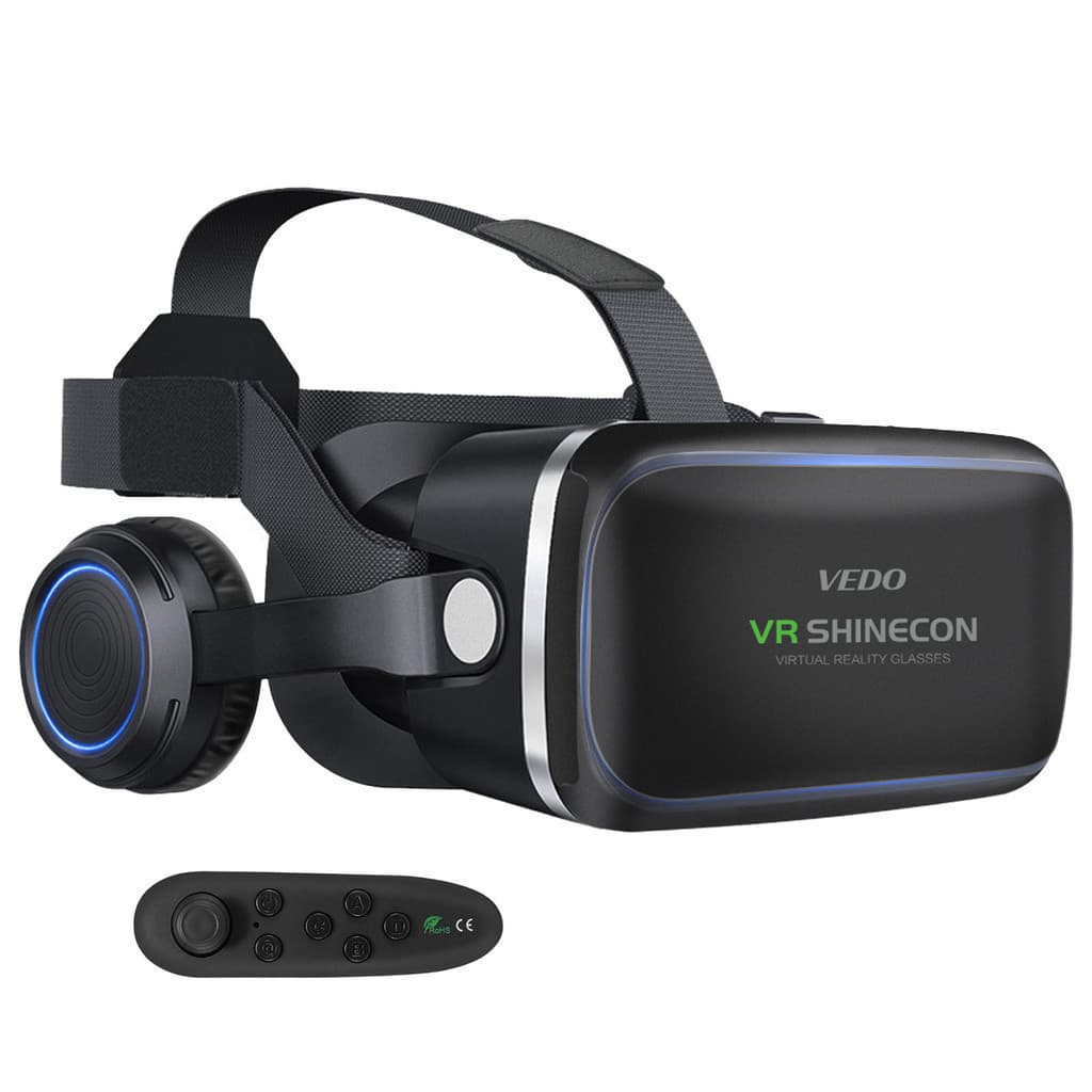 Vr Headset Com Controle Remoto Para Vr E Jogos De Filme 
