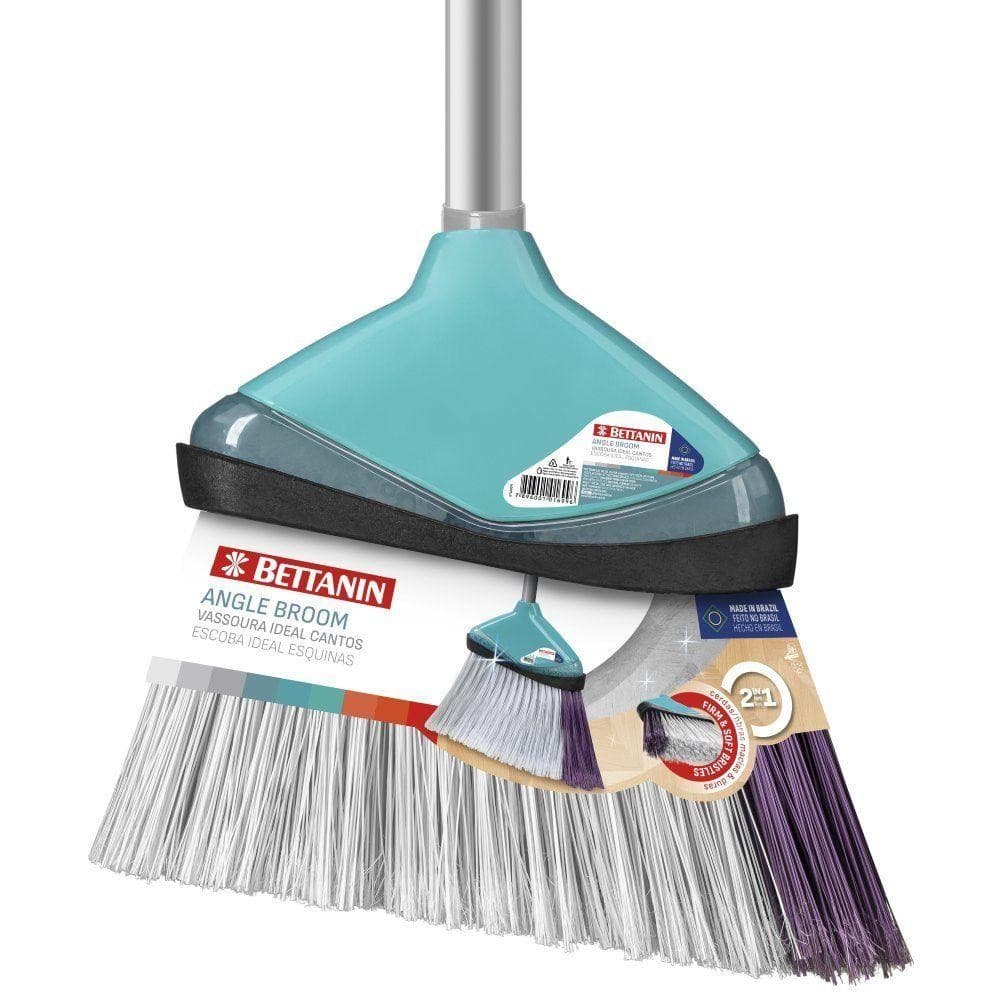 Vassoura para Cantos com Cabo Ideal Bettanin