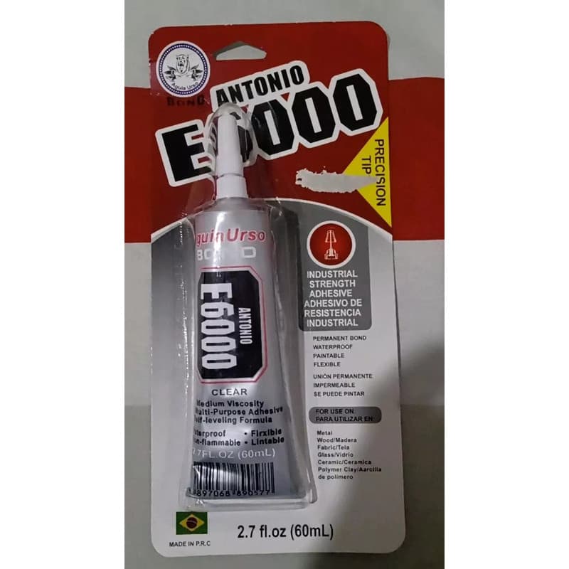 Cola T6000 Permanente Artesanato Bijuteria Tecidos