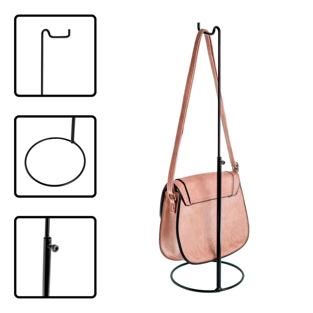 Porta Bolsa Suporte Expositor Vitrine Balcão Lojas