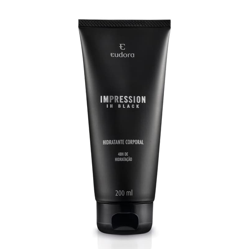 Loção Desodorante Hidratante Corporal Impression In Black 200ml