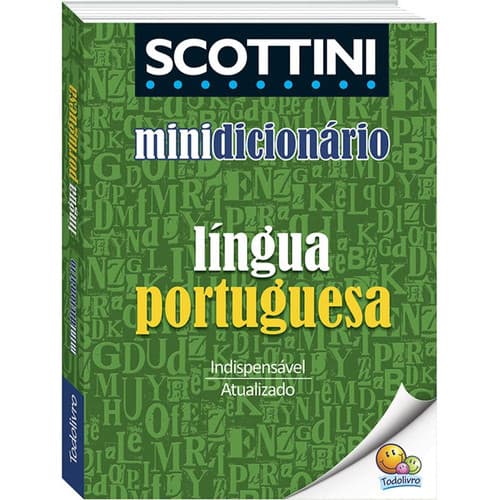 Mini Dicionário Escolar de Bolso Scottini da Língua Portuguesa - Português para Estudantes