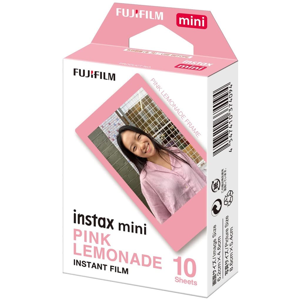 Filme Instax Mini Pink Lemonade para 10 Fotos - Fujifilm