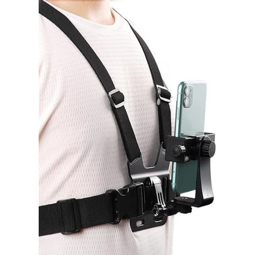 Suporte Peitoral Celular Gopro Sjcam Dji Action 4k Ultra Hd