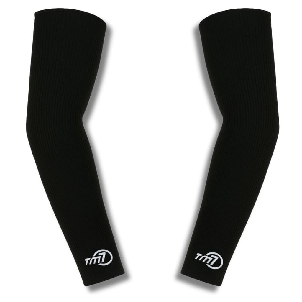 Manguito Para Braço Vôlei Brac Longo Tm7 Sports Preto Par Proteçao Antebraço Profissional