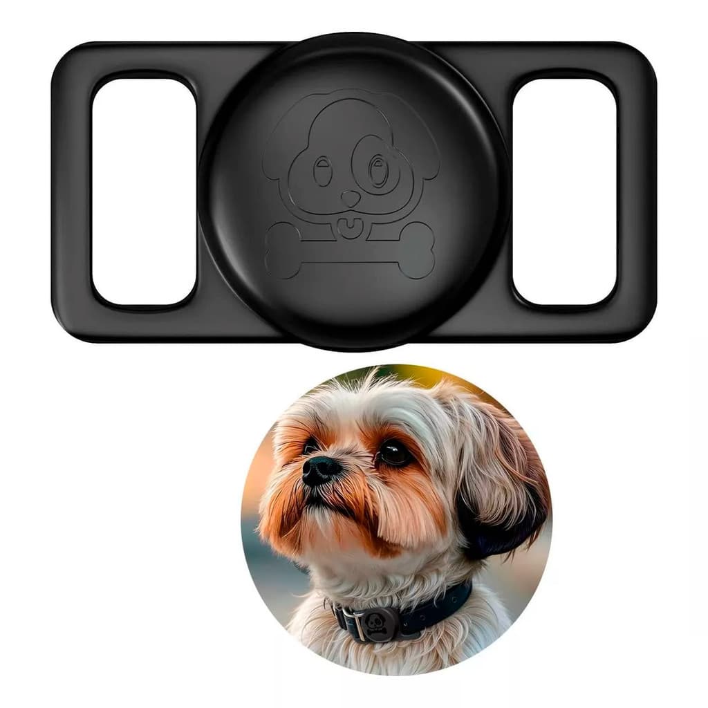 Case Silicone Para Coleiras à Prova D'Água Rastreador Faaftag e Airtag Pets Cachorro Gato