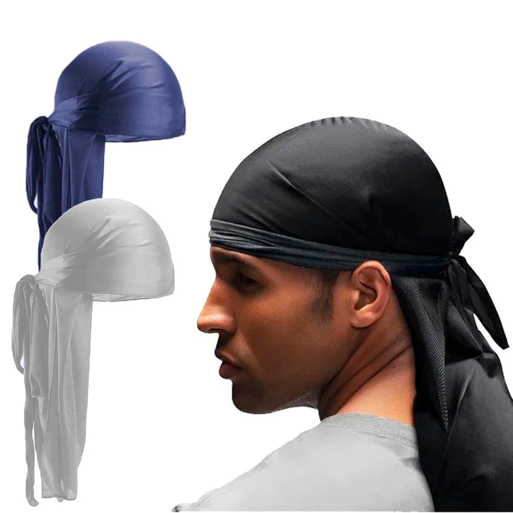 kit 2 bandana Durag dureg360 waves faixa