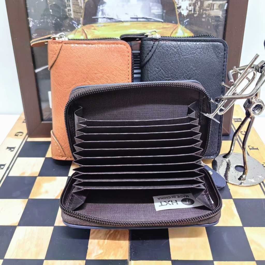 Porta Cartão Masculina Couro Sintético Porta Cartões Carteira