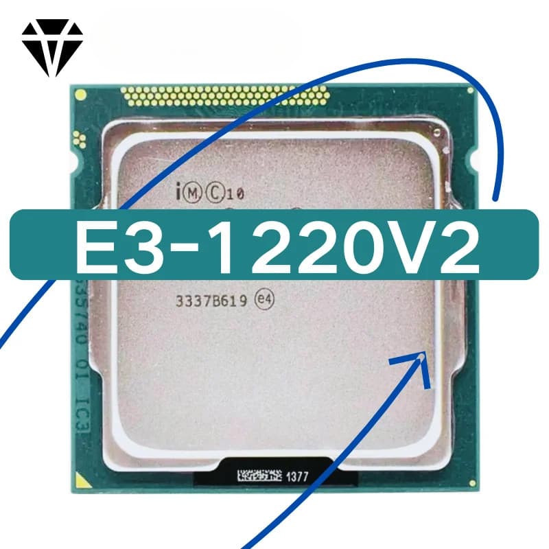 XEON E3-1220V2 E3 1220 V2 E3-1220 V2 E3 1220V2 3.1 GHz Usado Quad-Core 8M 69W LGA 1155