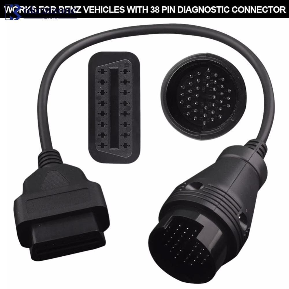 OKCATZONE 38 Pinos Para 16 14 OBD2 OBD Conector De Diagnóstico Adaptador De Cabo Mercedes Benz C9X1