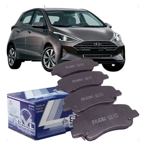 Jogo Pastilha Freio Dianteiro Hb20 Hb20s Hb20x Todos 1.6 Syl