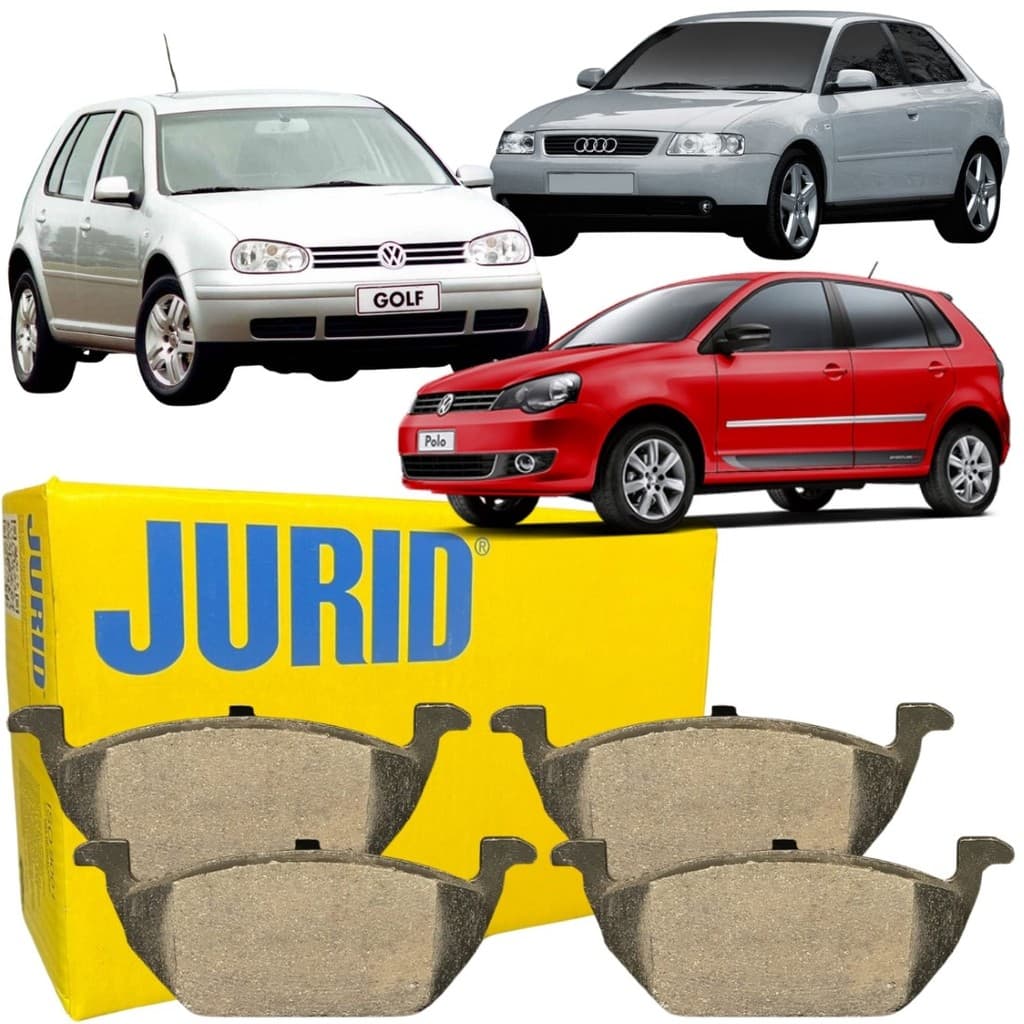 Pastilha De Freio Dianteiro Jurid Audi Golf Polo 1.6 1.8 2.0